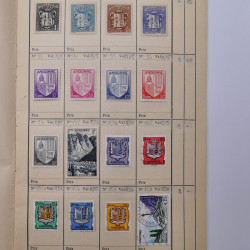 Colonies Françaises lot de +2000 timbres en 14 carnets à choix.