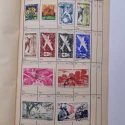Colonies Françaises lot de +2000 timbres en 14 carnets à choix.