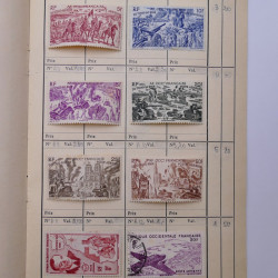 Colonies Françaises lot de +2000 timbres en 14 carnets à choix.