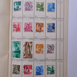 Colonies Françaises lot de +2000 timbres en 14 carnets à choix.
