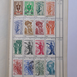 Colonies Françaises lot de +2000 timbres en 14 carnets à choix.