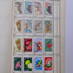 Colonies Françaises lot de +2000 timbres en 14 carnets à choix.