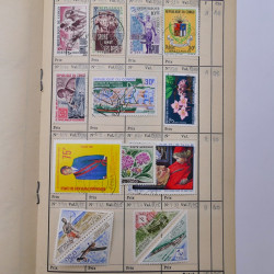 Colonies Françaises lot de +2000 timbres en 14 carnets à choix.
