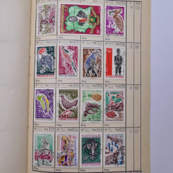 Colonies Françaises lot de +2000 timbres en 14 carnets à choix.