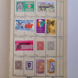 Colonies Françaises lot de +2000 timbres en 14 carnets à choix.