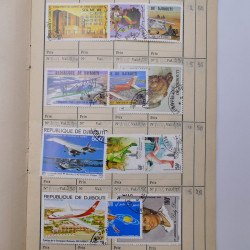 Colonies Françaises lot de +2000 timbres en 14 carnets à choix.