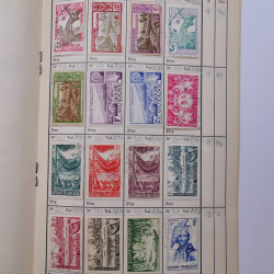 Colonies Françaises lot de +2000 timbres en 14 carnets à choix.