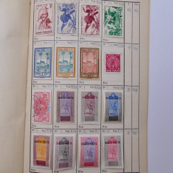 Colonies Françaises lot de +2000 timbres en 14 carnets à choix.