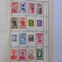 Colonies Françaises lot de +2000 timbres en 14 carnets à choix.