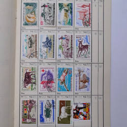 Colonies Françaises lot de +2000 timbres en 14 carnets à choix.