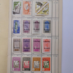 Colonies Françaises lot de +2000 timbres en 14 carnets à choix.