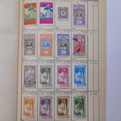 Colonies Françaises lot de +2000 timbres en 14 carnets à choix.