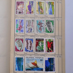 Colonies Françaises lot de +2000 timbres en 14 carnets à choix.