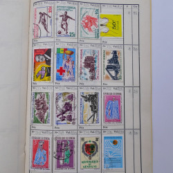 Colonies Françaises lot de +2000 timbres en 14 carnets à choix.