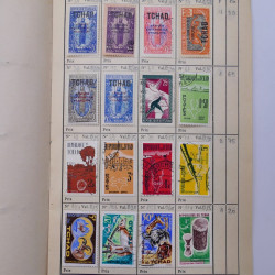 Colonies Françaises lot de +2000 timbres en 14 carnets à choix.