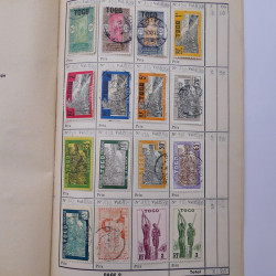 Colonies Françaises lot de +2000 timbres en 14 carnets à choix.