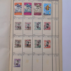 Colonies Françaises lot de +2000 timbres en 14 carnets à choix.