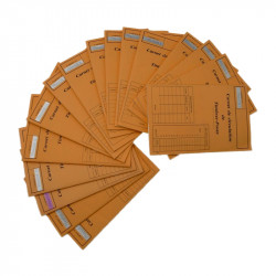 France lot de +2500 timbres 1860-2001 en 16 carnet à choix.