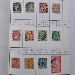 France lot de +2500 timbres 1860-2001 en 16 carnet à choix.
