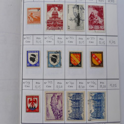 France lot de +2500 timbres 1860-2001 en 16 carnet à choix.