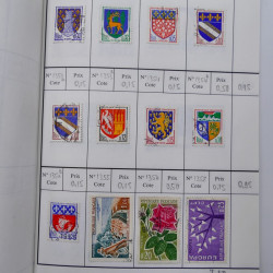 France lot de +2500 timbres 1860-2001 en 16 carnet à choix.
