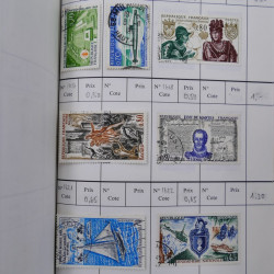 France lot de +2500 timbres 1860-2001 en 16 carnet à choix.