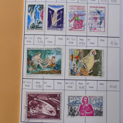 France lot de +2500 timbres 1860-2001 en 16 carnet à choix.