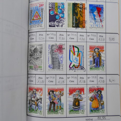 France lot de +2500 timbres 1860-2001 en 16 carnet à choix.