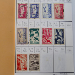 France lot de +2500 timbres 1860-2001 en 16 carnet à choix.