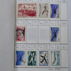France lot de +2500 timbres 1860-2001 en 16 carnet à choix.