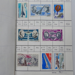 France lot de +2500 timbres 1860-2001 en 16 carnet à choix.