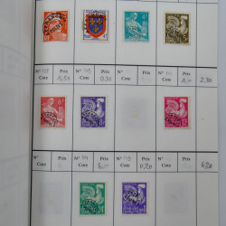 France lot de +2500 timbres 1860-2001 en 16 carnet à choix.