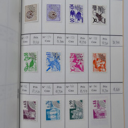 France lot de +2500 timbres 1860-2001 en 16 carnet à choix.