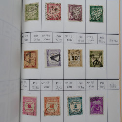 France lot de +2500 timbres 1860-2001 en 16 carnet à choix.