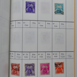 France lot de +2500 timbres 1860-2001 en 16 carnet à choix.