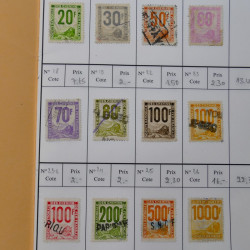 France lot de +2500 timbres 1860-2001 en 16 carnet à choix.