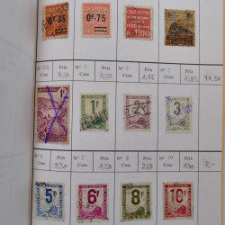 France lot de +2500 timbres 1860-2001 en 16 carnet à choix.