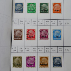France lot de +2500 timbres 1860-2001 en 16 carnet à choix.