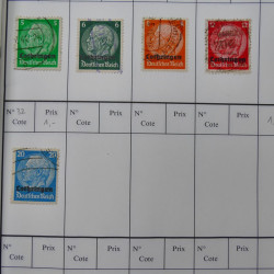 France lot de +2500 timbres 1860-2001 en 16 carnet à choix.