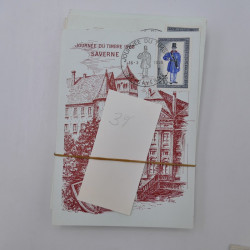 France lot d'entiers postaux et divers cachets pour revente en une boite.