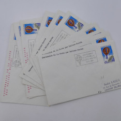 France lot d'entiers postaux et divers cachets pour revente en une boite.