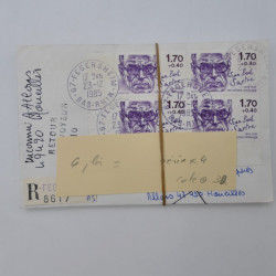 France lot d'entiers postaux et divers cachets pour revente en une boite.