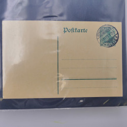 Allemagne lot de +100 lettres, entiers postaux 1873-1977 oblitérés.