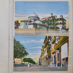Egypte lot de 30 cartes postales 1898-1927 en un album.