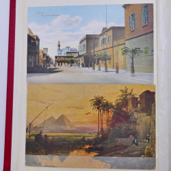 Egypte lot de 30 cartes postales 1898-1927 en un album.