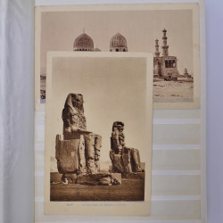 Egypte lot de 30 cartes postales 1898-1927 en un album.