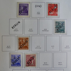 Collection timbres d'Allemagne Berlin 1948-1990 en album lux. Collection timbres d'Allemagne Berlin 1948-1990 en album lux.