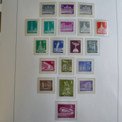 Collection timbres d'Allemagne Berlin 1948-1990 en album lux. Collection timbres d'Allemagne Berlin 1948-1990 en album lux.