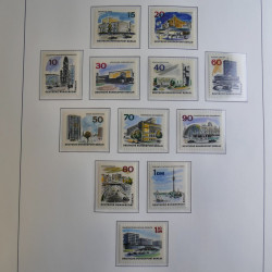 Collection timbres d'Allemagne Berlin 1948-1990 en album lux. Collection timbres d'Allemagne Berlin 1948-1990 en album lux.