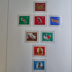 Collection timbres d'Allemagne Berlin 1948-1990 en album lux. Collection timbres d'Allemagne Berlin 1948-1990 en album lux.